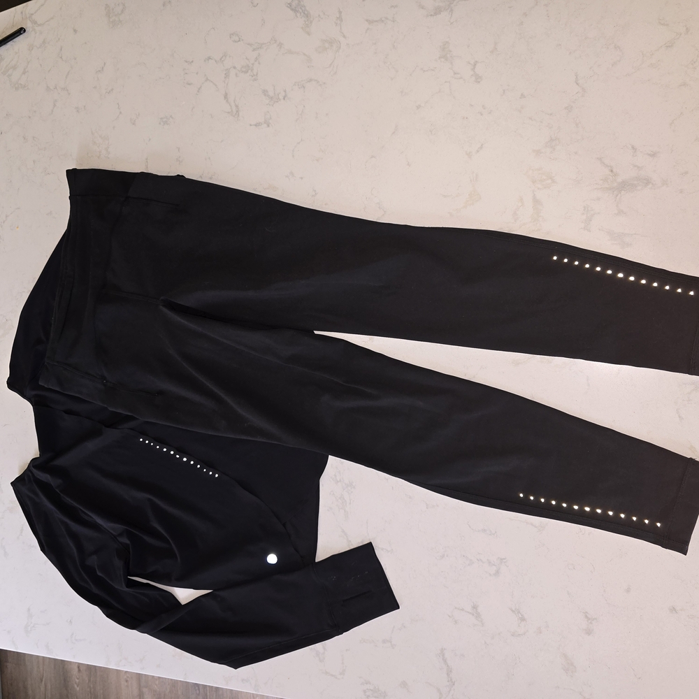 Black Lululemon Running Set
